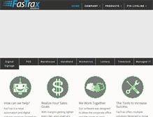 Tablet Screenshot of fastraxpos.com